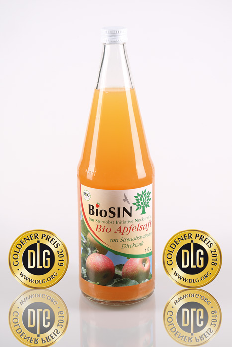 BioSIN Bio Apfelaft naturtrüb<br/>1 Liter Flasche